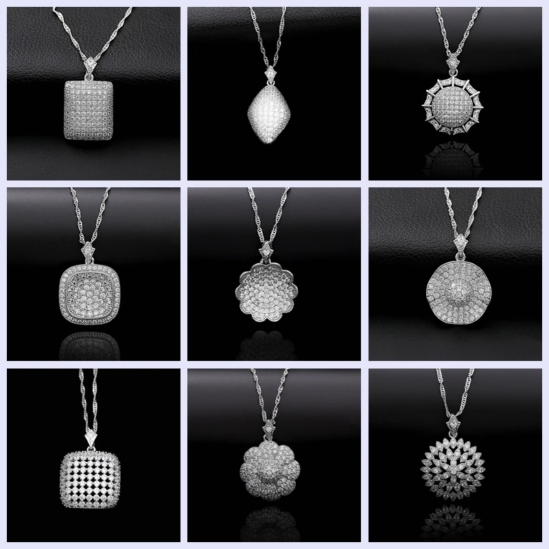Geometric Round White gold Color Choker Necklaces For Women Cubic Zirconia Crystal Chain Necklace Best Friend Gift
Geometric Round White gold Color Choker Necklaces For Women Cubic Zirconia Crystal Chain Necklace Best Friend Gift