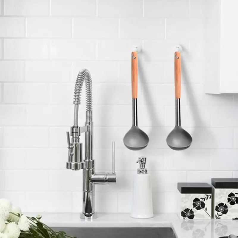 Silicone Kitchen Tools Soup Spoon Spatula Non-Stick Shovel Wooden Handle Long Spoons Wooden Korean Style Special Heat-Resistant
Silicone Kitchen Tools Soup Spoon Spatula Non-Stick Shovel Wooden Handle Long Spoons Wooden Korean Style Special Heat-Resistant