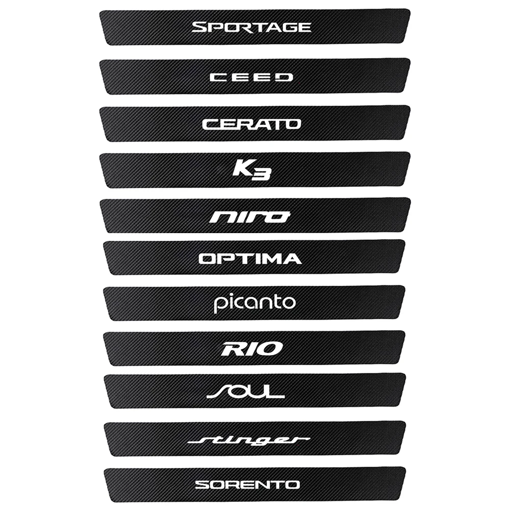 4PCS Door Threshold Guard Car Door Sill Scuff Plate Pedal Cover For Kia Sportage Rio Sorento Ceed Niro K3 Cerato Optima Picanto 
4PCS Door Threshold Guard Car Door Sill Scuff Plate Pedal Cover For Kia Sportage Rio Sorento Ceed Niro K3 Cerato Optima Picanto