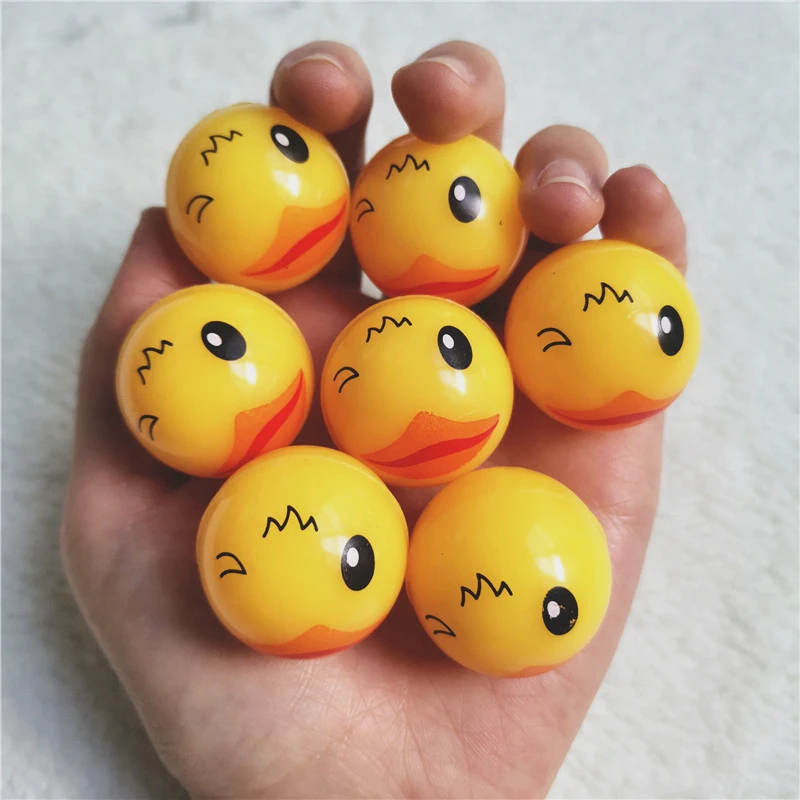 30mm Children Floating Elastic Jumping Bouncy Balls Cartoon Cute Duck Baby Rubber Bouncing Balls Sports Toys for Kids 10PCS
30mm Children Floating Elastic Jumping Bouncy Balls Cartoon Cute Duck Baby Rubber Bouncing Balls Sports Toys for Kids 10PCS