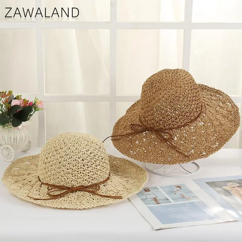 Zawaland Seaside Vacation Beach Hats Women Wide Brim Sun Protection Straw Hats Casual Caps Bow Solid Color Sun Hats Female Caps
Zawaland Seaside Vacation Beach Hats Women Wide Brim Sun Protection Straw Hats Casual Caps Bow Solid Color Sun Hats Female Caps