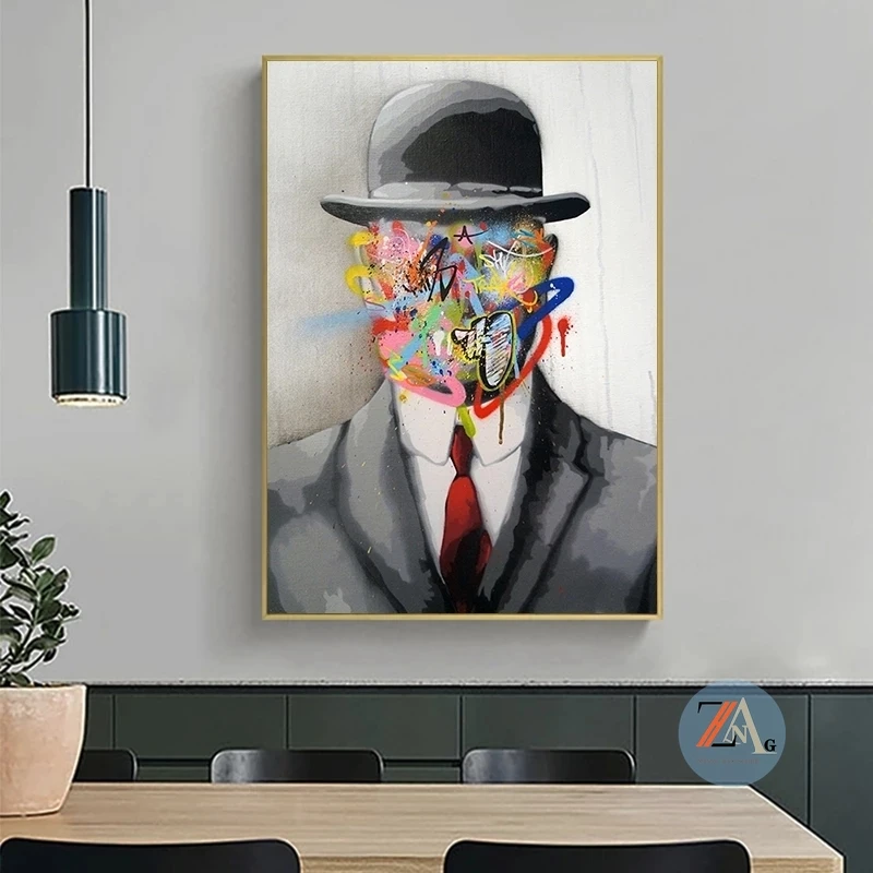 Graffiti art posters, famous paintings "Son of Man" and prints, pop art, oil painting, street art, home decoration
Graffiti art posters, famous paintings "Son of Man" and prints, pop art, oil painting, street art, home decoration