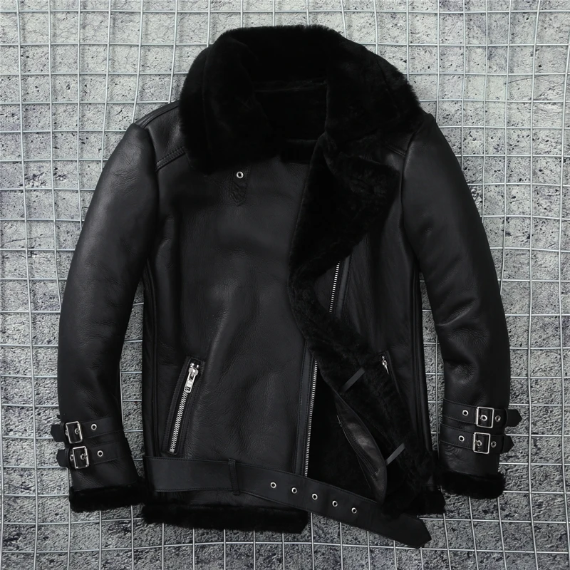2021 Black Korea Style Genuine Shearling Coat Men Plus Size 4XL Real Sheepskin Winter Thick Warm Slim Fit Natural Leather Coat
2021 Black Korea Style Genuine Shearling Coat Men Plus Size 4XL Real Sheepskin Winter Thick Warm Slim Fit Natural Leather Coat