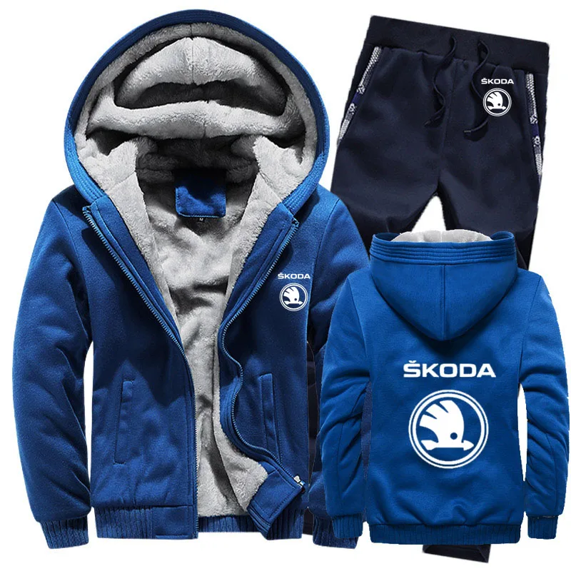 New Mens Sweatshirt Skoda Car Logo Winter Jackets Casual Thicken Warm Wool Fleece High Quality Men's Jackets+Pants 2 Piece Set
New Mens Sweatshirt Skoda Car Logo Winter Jackets Casual Thicken Warm Wool Fleece High Quality Men's Jackets+Pants 2 Piece Set