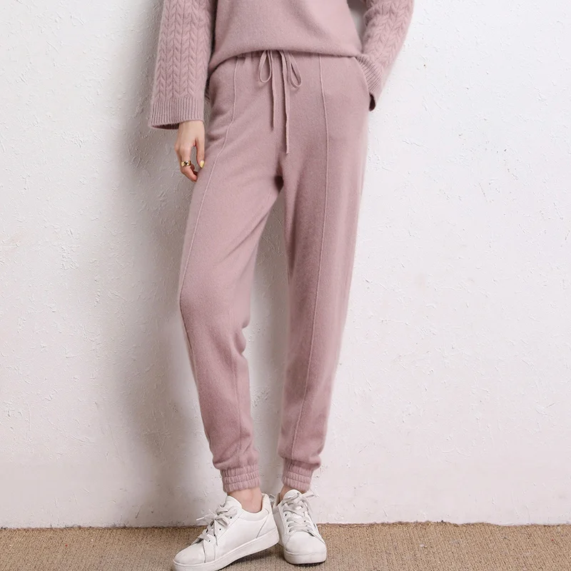 LONGMING Women Knitted Pants 2021 Autumn Winter Thick Long Pants 100% Cashmere Sweater Trousers Sweatpants Female Cargo Pants
LONGMING Women Knitted Pants 2021 Autumn Winter Thick Long Pants 100% Cashmere Sweater Trousers Sweatpants Female Cargo Pants