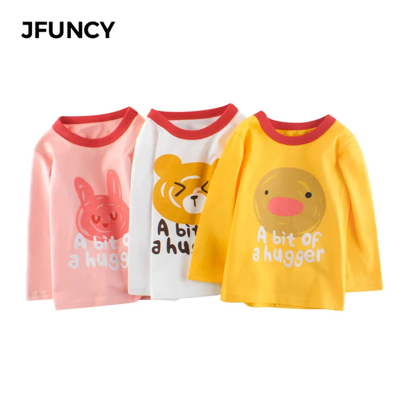 JFUNCY Girls Long Sleeve T-Shirt Oversized T-Shirts 2021 New Cartoon Animals Bear Rabbit Tshirt Spring Autumn Cotton Child Tops
JFUNCY Girls Long Sleeve T-Shirt Oversized T-Shirts 2021 New Cartoon Animals Bear Rabbit Tshirt Spring Autumn Cotton Child Tops
