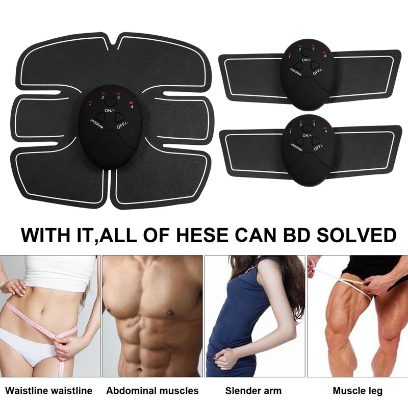 Smart Muscle Stimulator Abdominal Trainer EMS Fitness Abdominal Training Electric Body Butt Weight Loss Slimming Device Massager
Smart Muscle Stimulator Abdominal Trainer EMS Fitness Abdominal Training Electric Body Butt Weight Loss Slimming Device Massager
