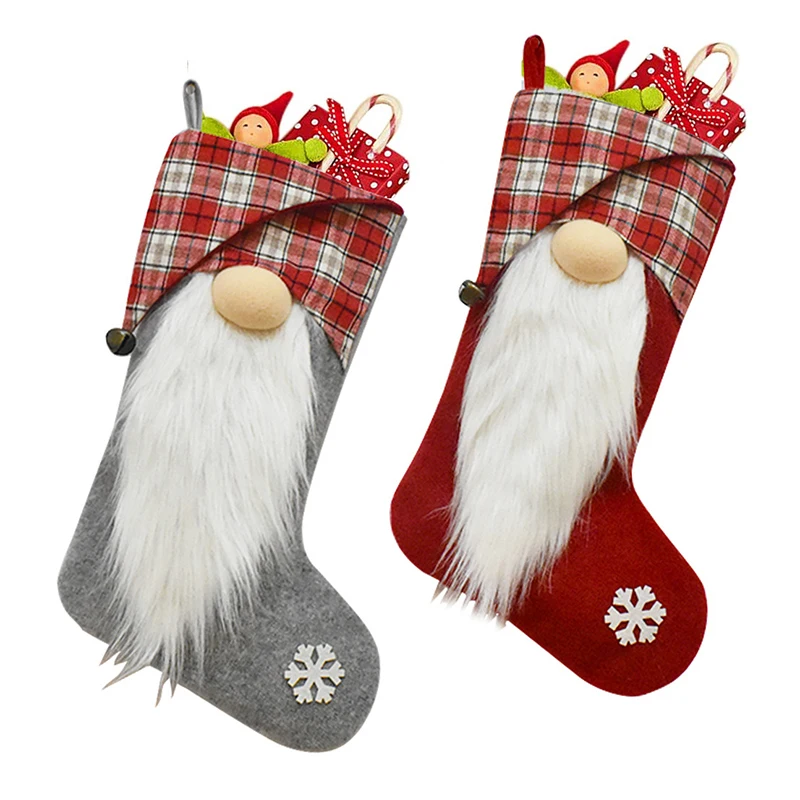 Красно-серые длинные рождественские носки, подвеска для рождественской елки, подарочные пакеты для конфет, рождественские украшения для до...
Красно-серые длинные рождественские носки, подвеска для рождественской елки, подарочные пакеты для конфет, рождественские украшения для до...