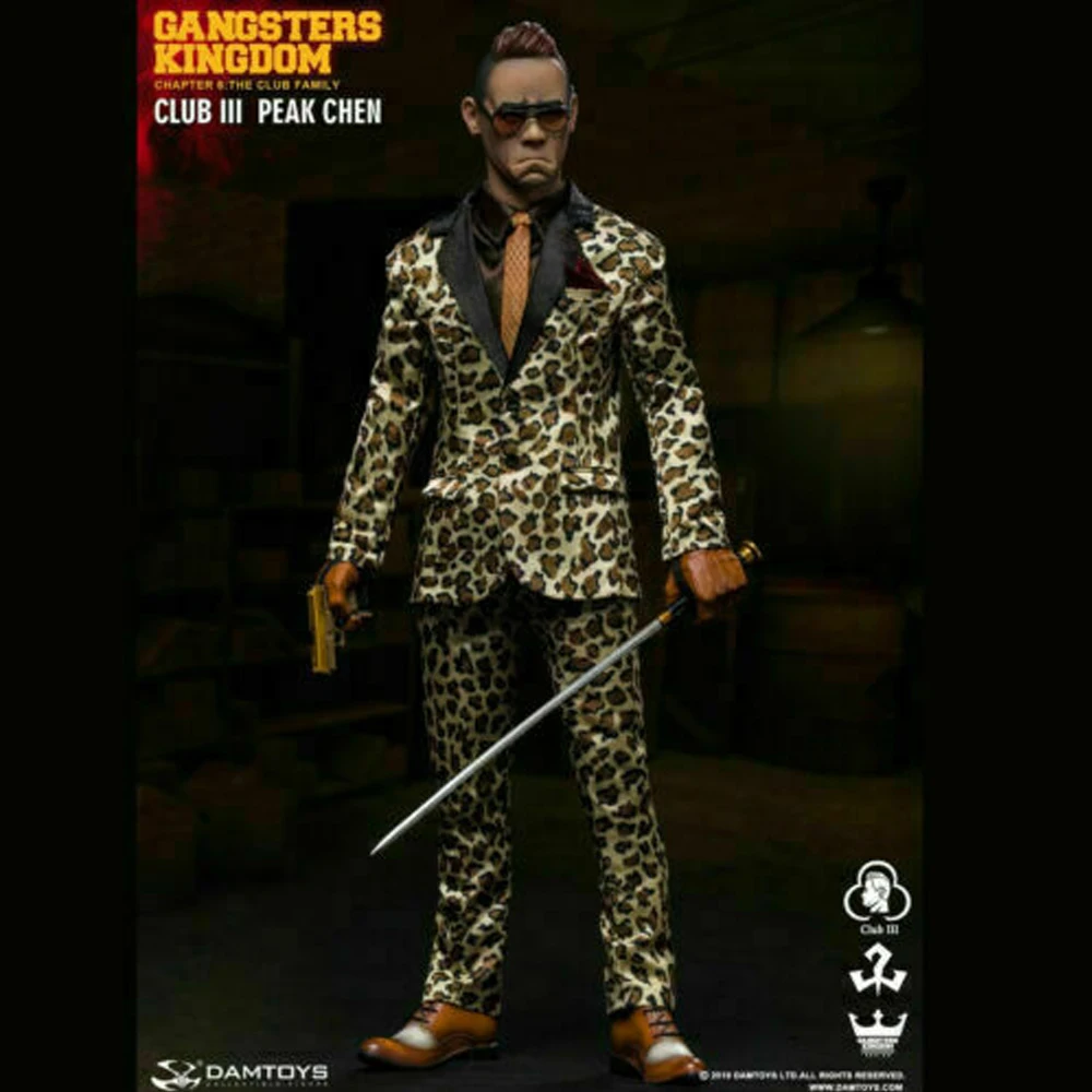 DAMTOYS GK018 1/6th Club 3 Peak Chen Gangsters Kingdom Action Figure Model Toys
DAMTOYS GK018 1/6th Club 3 Peak Chen Gangsters Kingdom Action Figure Model Toys