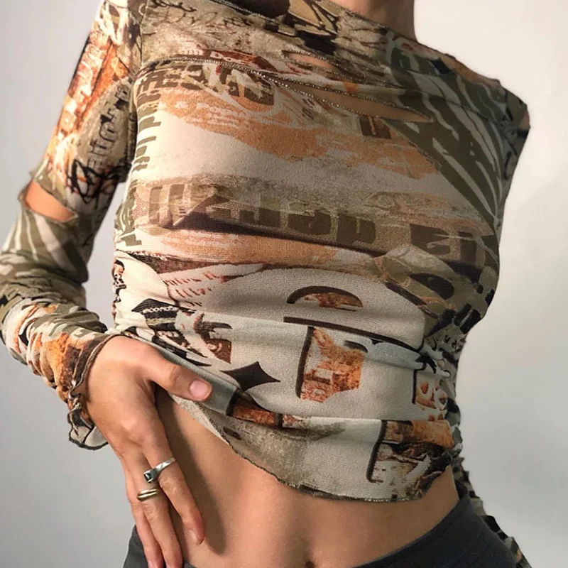 Printed Tees Top Hollow Out O Neck Y2k Shirt Long Sleeve Skinny Vintage Tops Women Clothes 2021 Aesthetic Ins Hot Top Tee Shirts
Printed Tees Top Hollow Out O Neck Y2k Shirt Long Sleeve Skinny Vintage Tops Women Clothes 2021 Aesthetic Ins Hot Top Tee Shirts