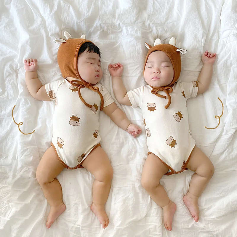 baby cotton padded clothes, short sleeved baby clothes with hats, novelty in summer 2021
baby cotton padded clothes, short sleeved baby clothes with hats, novelty in summer 2021