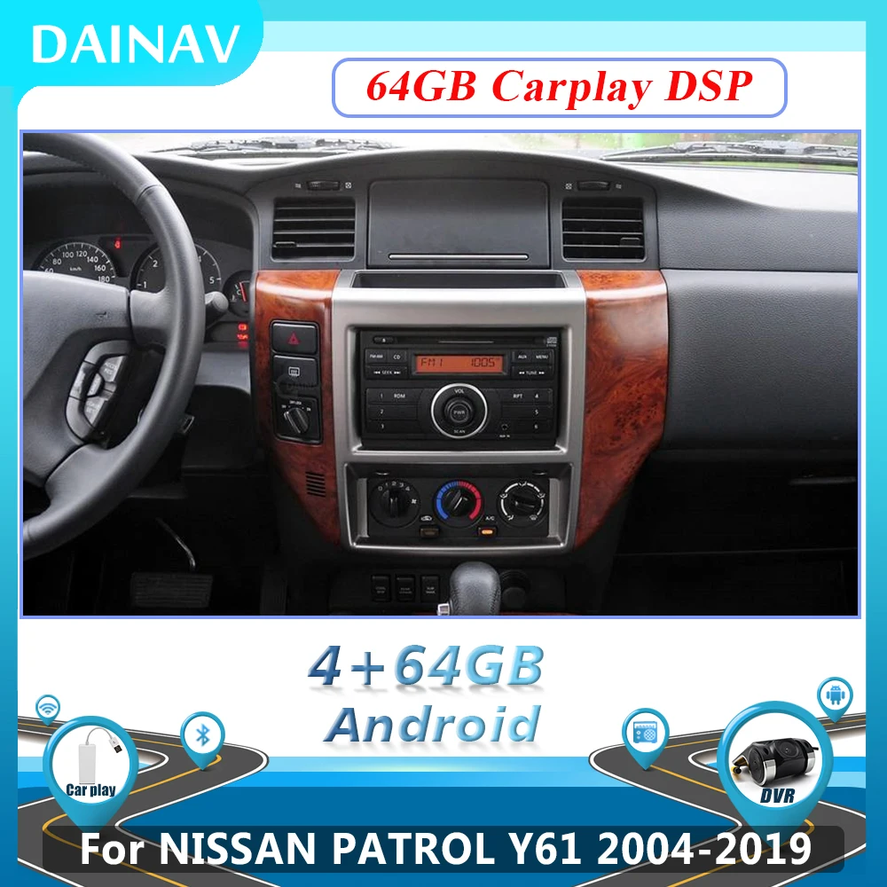 12.1 INCH Android 2 din Car Multimedia Player For Nissan Patrol Y61 2004-2019 Car GPS Navigation Head unit Auto Radio
12.1 INCH Android 2 din Car Multimedia Player For Nissan Patrol Y61 2004-2019 Car GPS Navigation Head unit Auto Radio