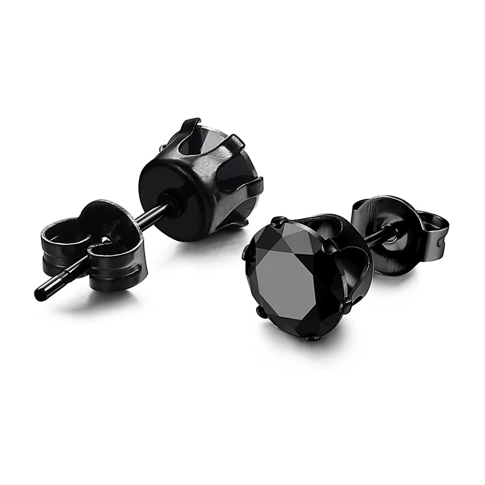 1 Pair Stainless Steel Cubic Zirconia Stud Earrings for Women Men CZ Halo Hoop Huggie Earrings Set
1 Pair Stainless Steel Cubic Zirconia Stud Earrings for Women Men CZ Halo Hoop Huggie Earrings Set