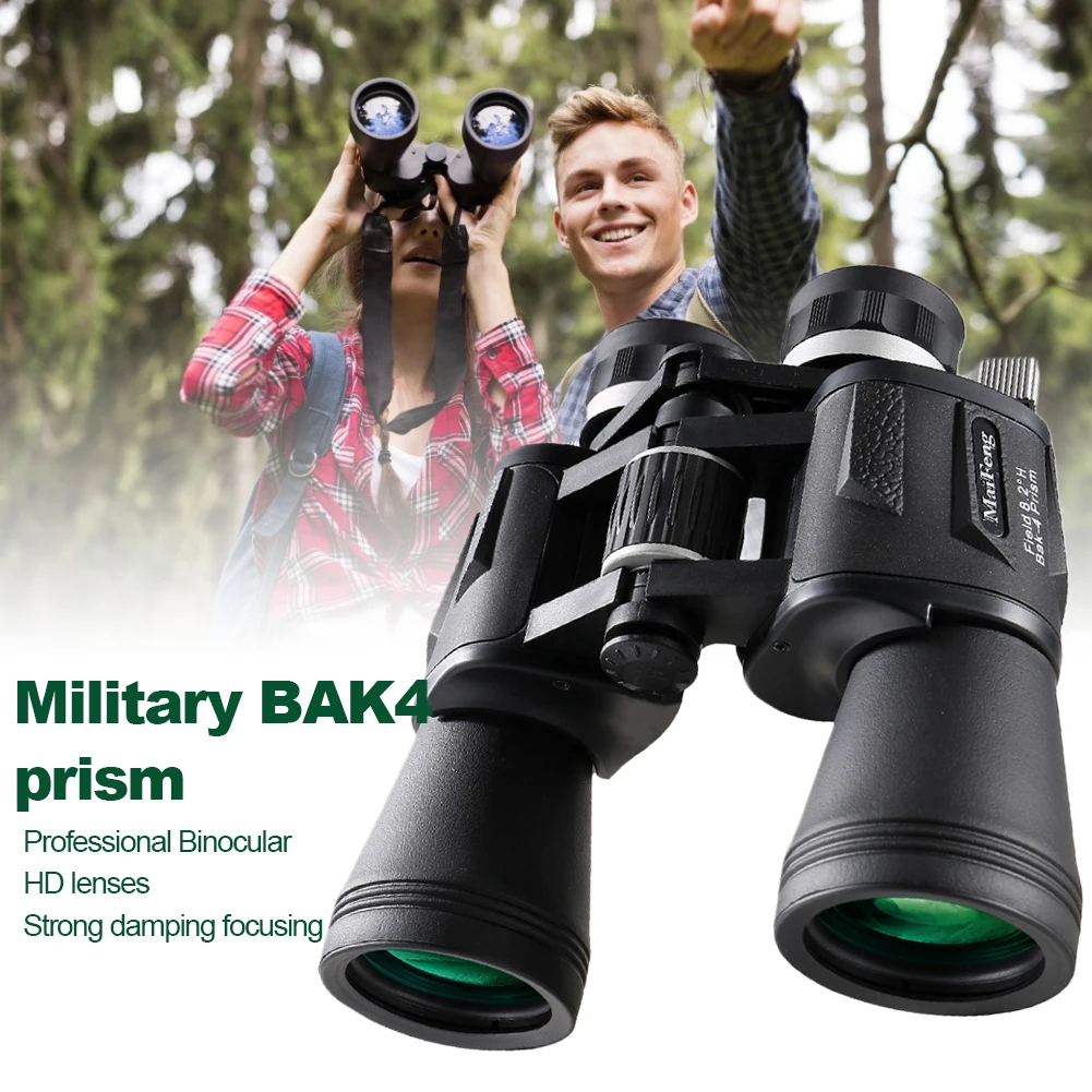 

Hunting Binoculars 20X50 Long Range 15000m HD High Power Telescope Optical Glass lens Low light for Sports scope Bird watching