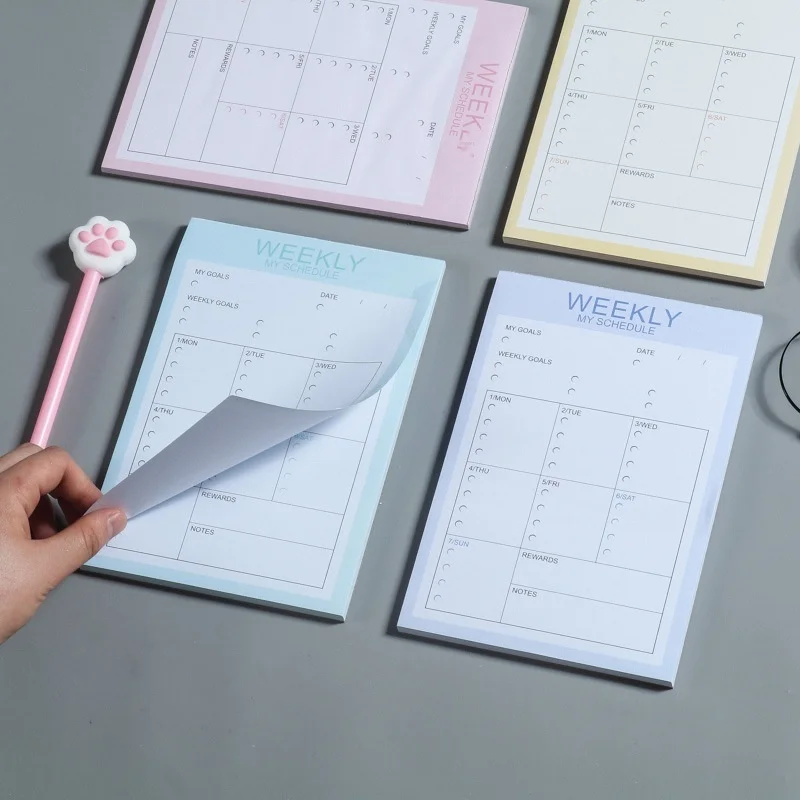 Weekly Schedule Desktop Schedule Time Management Small Fresh And Simple Index Paste 54 Sheets B6 Course Book Convenience
Weekly Schedule Desktop Schedule Time Management Small Fresh And Simple Index Paste 54 Sheets B6 Course Book Convenience