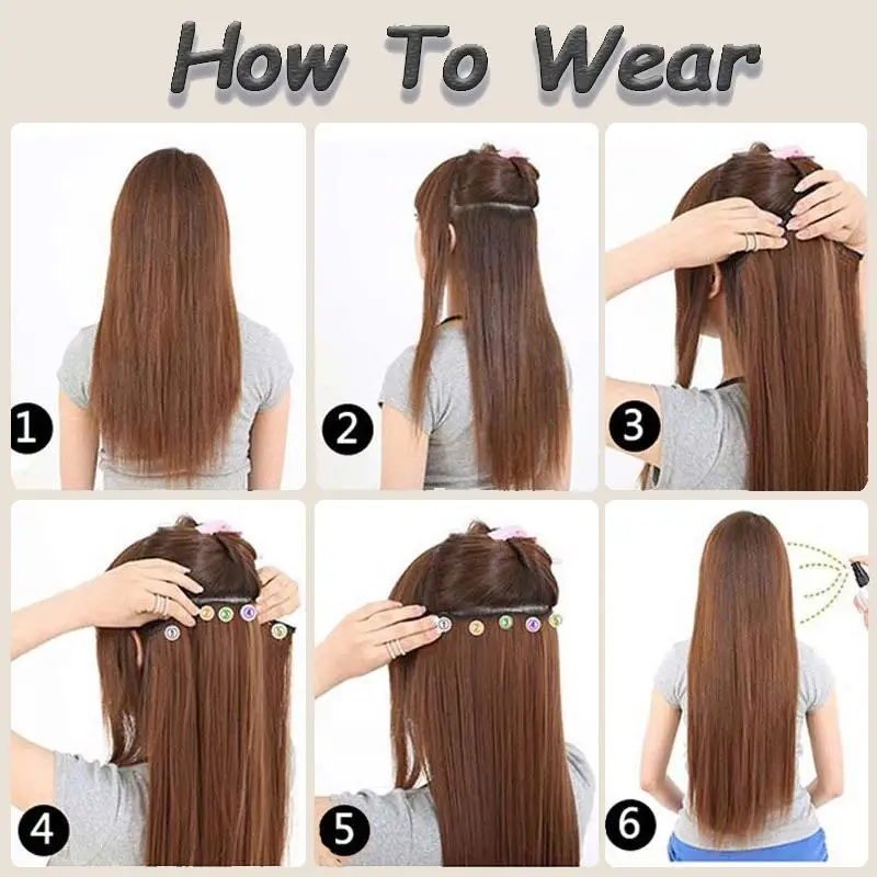 JINKAILI Clip In Hair Extensions Long Deep Wave Heat Resistant Black Brown Hairpiece For Women Synthetic 5 Clip Hair Wig
JINKAILI Clip In Hair Extensions Long Deep Wave Heat Resistant Black Brown Hairpiece For Women Synthetic 5 Clip Hair Wig