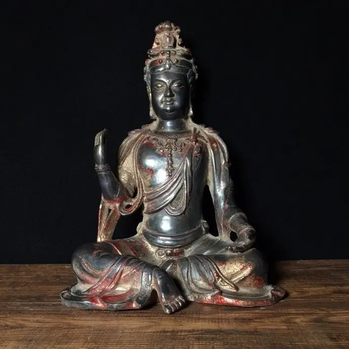 Home Decor 11"Tibet Buddhism Temple Old Bronze Cinnabars Guanyin Bodhisattva Statue Void Buddha Enshrine the Buddha
Home Decor 11"Tibet Buddhism Temple Old Bronze Cinnabars Guanyin Bodhisattva Statue Void Buddha Enshrine the Buddha