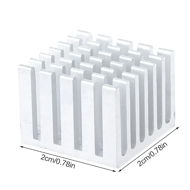 5Pcs/Set 20x20x15mm Cooling Heatsink CPU GPU IC Chip Aluminum Heat Sink Radiator 831D
5Pcs/Set 20x20x15mm Cooling Heatsink CPU GPU IC Chip Aluminum Heat Sink Radiator 831D