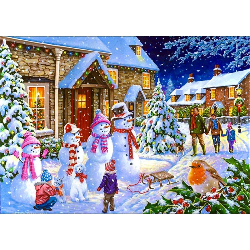 Winter House DIY 5D Diamond Painting Cross Stitch Christmas Scenery Diamond Embroidery Full Round Resin Landscape Home Decor
Winter House DIY 5D Diamond Painting Cross Stitch Christmas Scenery Diamond Embroidery Full Round Resin Landscape Home Decor