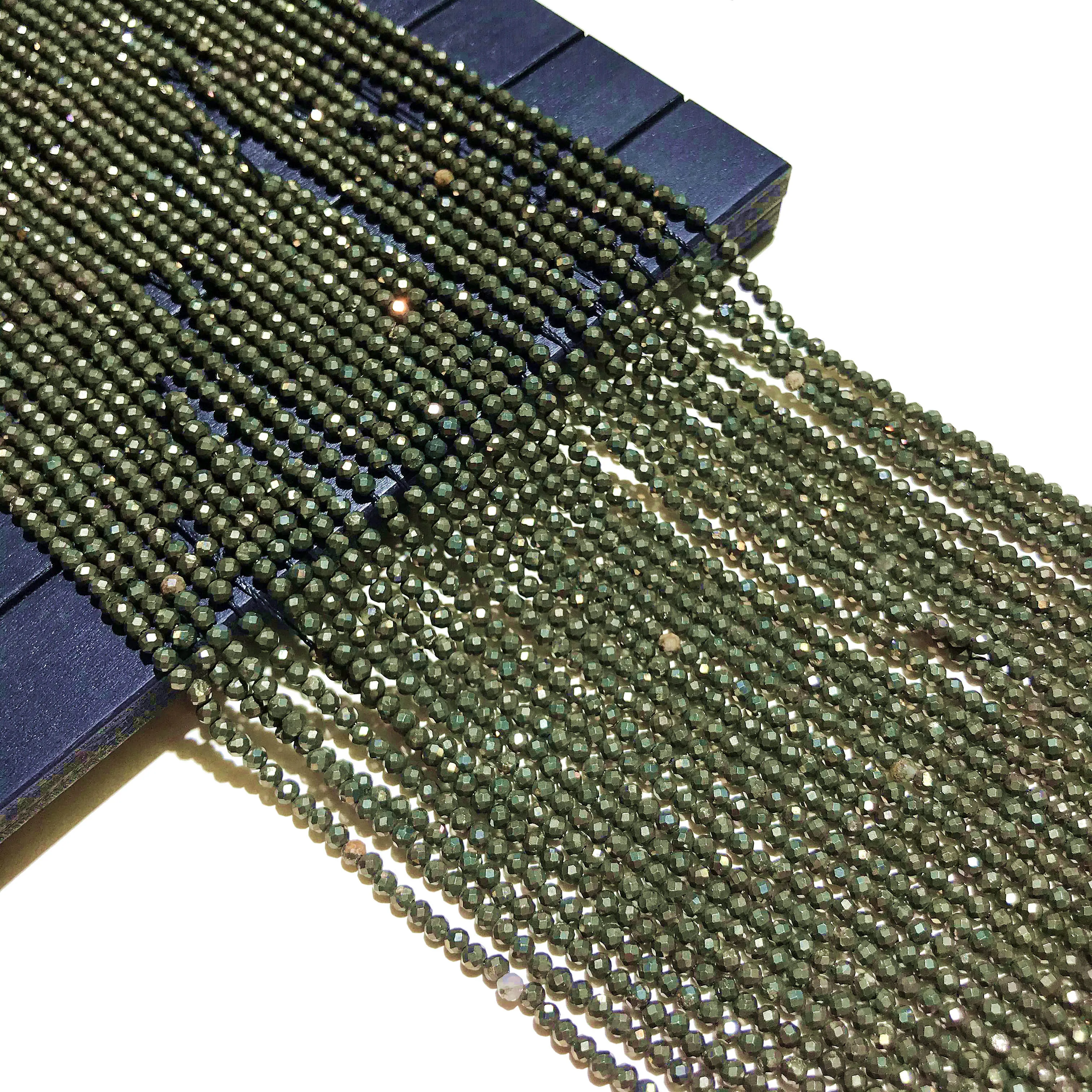 2mm Natural Stone Beads Small Faceted Loose Beads for Jewelry Making DIY Necklace Bracelet Accessories Pyrite Wholesale Price
2mm Natural Stone Beads Small Faceted Loose Beads for Jewelry Making DIY Necklace Bracelet Accessories Pyrite Wholesale Price