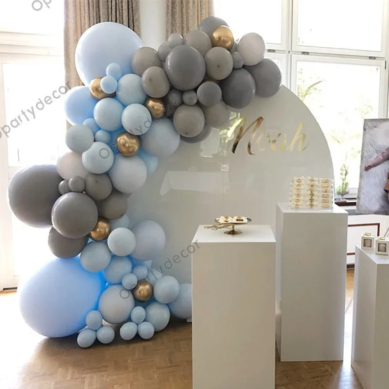 109pcs Baby Shower Boy Happy Birthday Party Decorations Balloon Garland Arch Blue Gray Ballon Bride To Be Wedding Decor
109pcs Baby Shower Boy Happy Birthday Party Decorations Balloon Garland Arch Blue Gray Ballon Bride To Be Wedding Decor