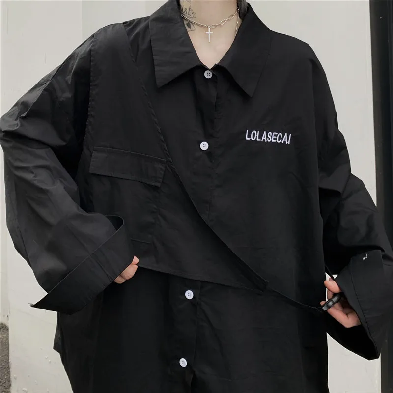 Unisex chemisiers et blouses femme spring fall Women's Clothing hip hop oversize long sleeve fashion brand tops harajuku shirts
Unisex chemisiers et blouses femme spring fall Women's Clothing hip hop oversize long sleeve fashion brand tops harajuku shirts