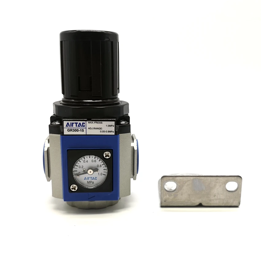 AirTAC регулятор GR300 10 3/8 ''GR300 1515F1 1/2'' Порты и разъёмы Размеры воздуха
