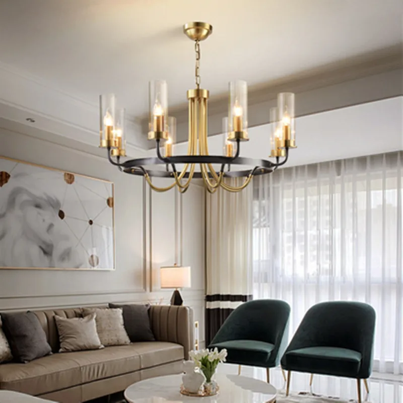 Modern Lustre Copper Led Chandeliers Lighting Glass Shade Living Room Led Pendant Chandelier Lights Dining Room Suspension Lamp
Modern Lustre Copper Led Chandeliers Lighting Glass Shade Living Room Led Pendant Chandelier Lights Dining Room Suspension Lamp