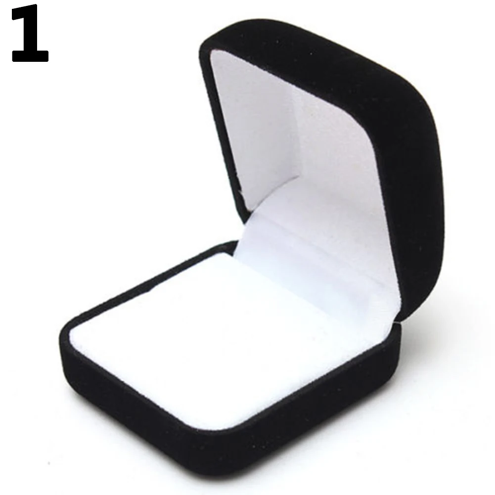 Jewelry Earring Ring Display Storage Organizer Square Gift Packing Box Case for engagement | Украшения и аксессуары