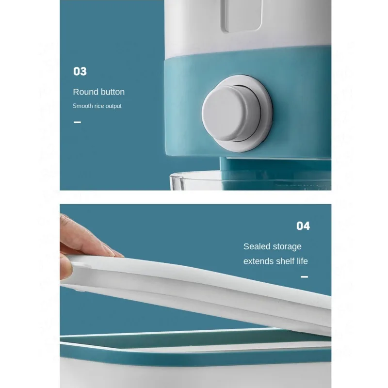 Automatic Plastic Cereal Dispenser Storage Box Measuring Cup Kitchen Food Tank Rice Container Organizer Grain Storage Cans
Automatic Plastic Cereal Dispenser Storage Box Measuring Cup Kitchen Food Tank Rice Container Organizer Grain Storage Cans