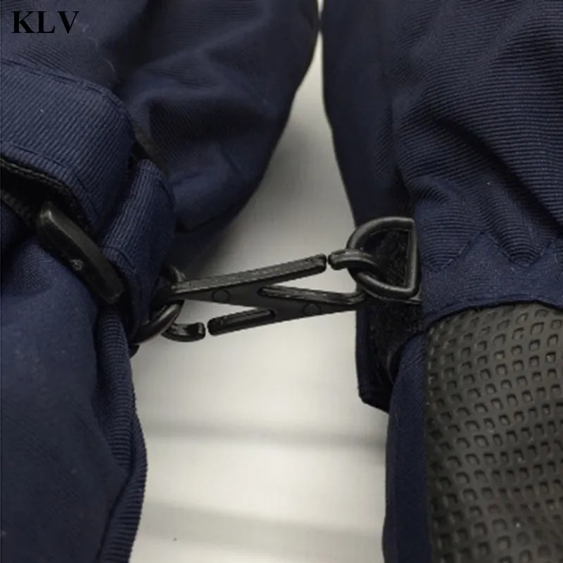 Зимние Детские лыжные перчатки KLV унисекс ветрозащитные водонепроницаемые