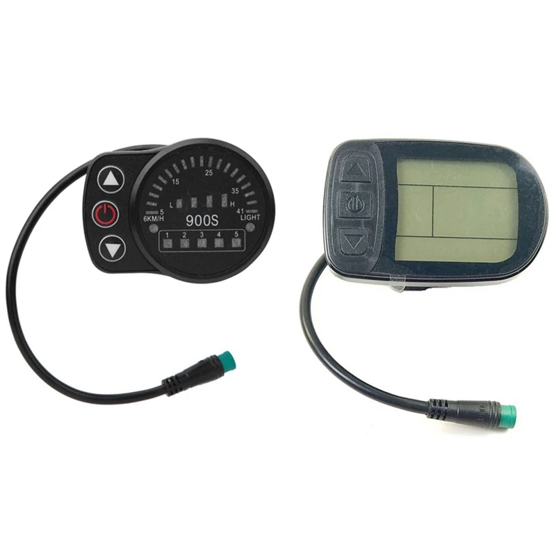 2 Pcs E-Bike LED Display Meter Waterproof Connector Display Code Table Universal 24V/36V/48V KT-900S & KT LCD5
2 Pcs E-Bike LED Display Meter Waterproof Connector Display Code Table Universal 24V/36V/48V KT-900S & KT LCD5