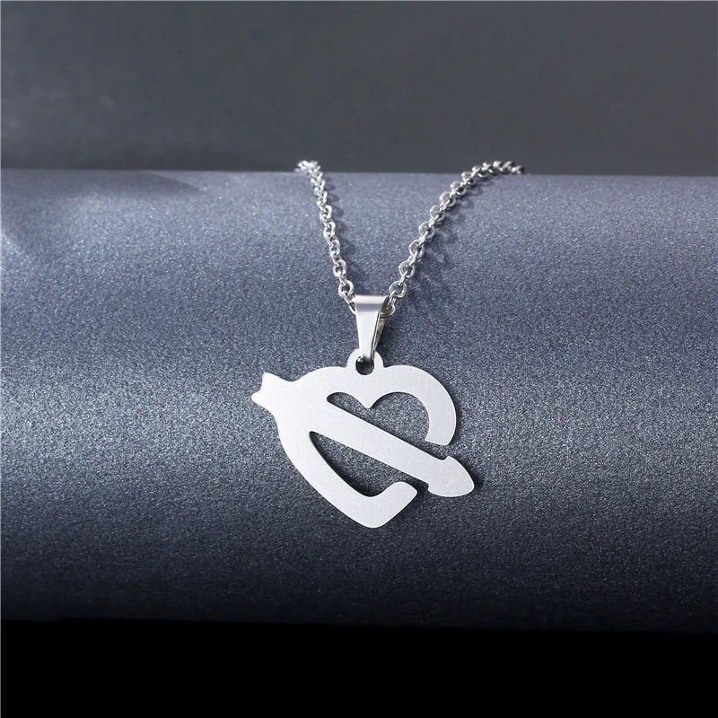 Stainless Steel Arrow Heart Necklace & Pendant For Women Cupid Love Chocker Short Chain Jewelry Fashion Trendy Metalic Bijoux
Stainless Steel Arrow Heart Necklace & Pendant For Women Cupid Love Chocker Short Chain Jewelry Fashion Trendy Metalic Bijoux