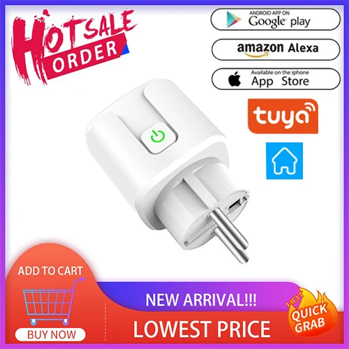Smart Plug EU 16A Power Monitor Timer Socket Smart Home Accessories Multitools Wireless Compatible Alexa Google Home Assistant
Smart Plug EU 16A Power Monitor Timer Socket Smart Home Accessories Multitools Wireless Compatible Alexa Google Home Assistant