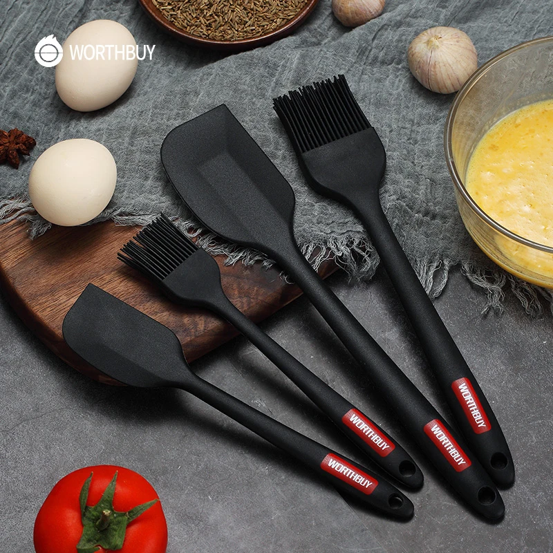 WORTHBUY Silicone Spatula Set Heat-Resistant Non-Stick Silicone Utensils Set For Pastry Baking Kitchen Cooking Spatula Oil Brush
WORTHBUY Silicone Spatula Set Heat-Resistant Non-Stick Silicone Utensils Set For Pastry Baking Kitchen Cooking Spatula Oil Brush