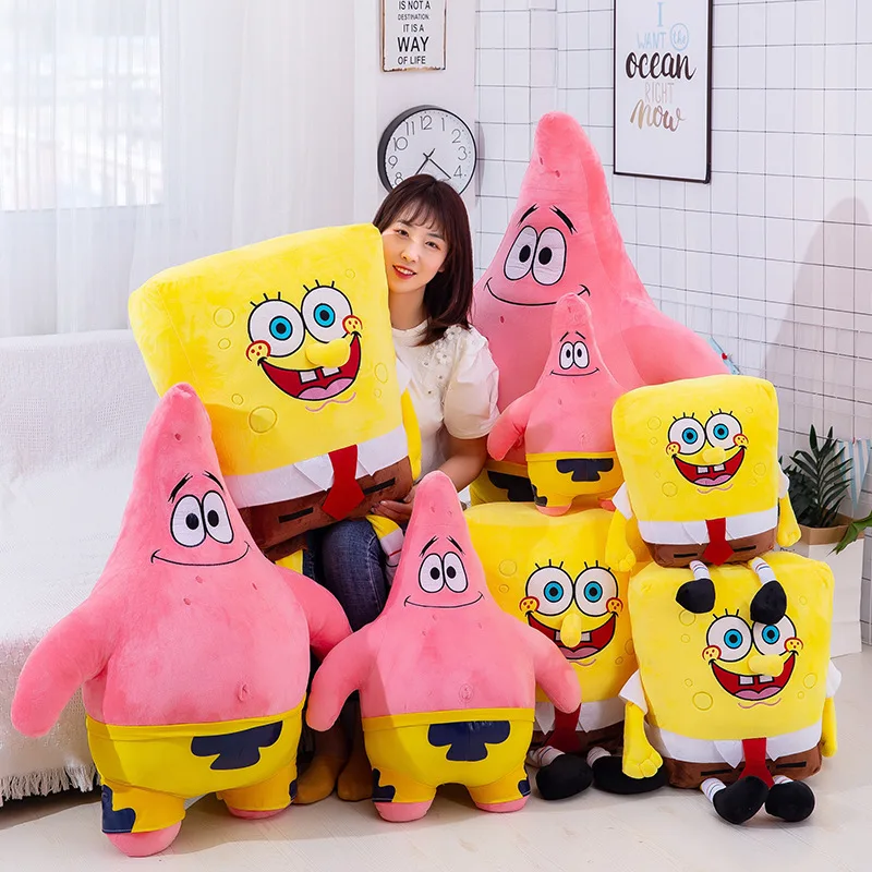New Kids Soft Stuffed Animals Sponges Plush Toys Baby Pillow Bobs Patrick Star Animal Cartoon Doll Cotton Cushion For Children
New Kids Soft Stuffed Animals Sponges Plush Toys Baby Pillow Bobs Patrick Star Animal Cartoon Doll Cotton Cushion For Children