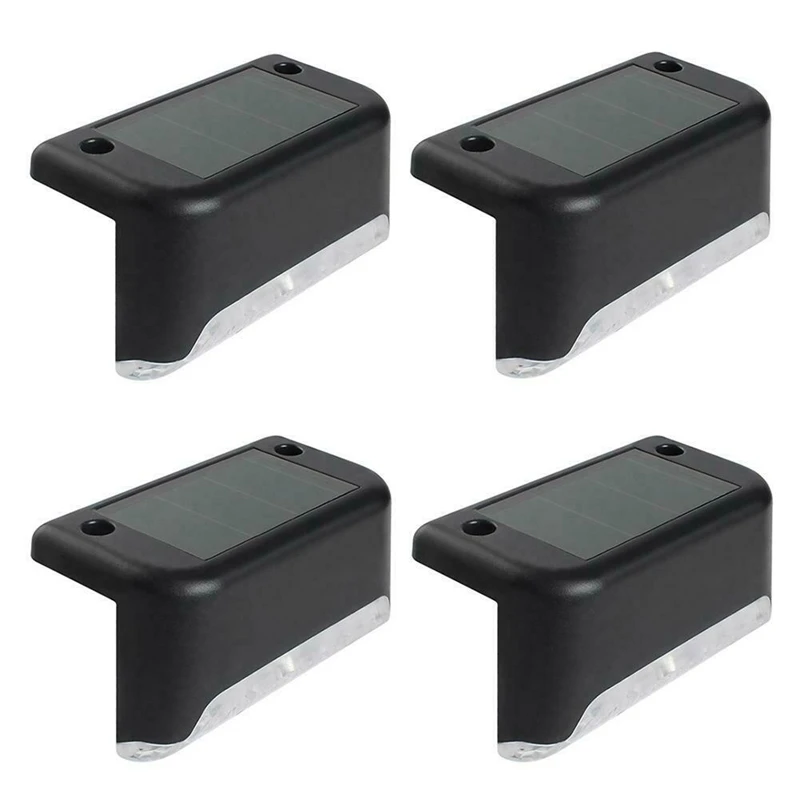 4Pcs Solar Powered LED Deck Lights Outdoor Path Garden Stairs Step Fence Lamp Black
4Pcs Solar Powered LED Deck Lights Outdoor Path Garden Stairs Step Fence Lamp Black