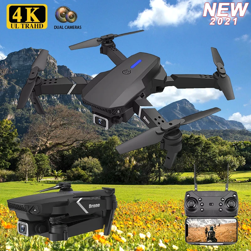 Квадрокоптер E525 Pro с двойной широкоугольной камерой 4k HD Wi-Fi |