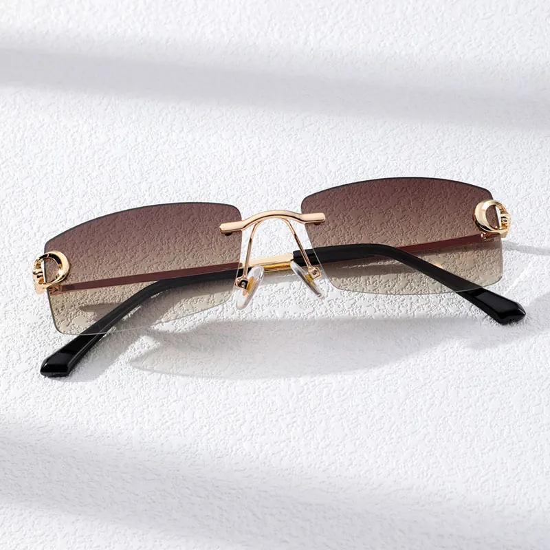 Vintage Sunglasses For Men Luxury Brand Designer Rectangle Sun Glasses Rimless Eyeglasses Ocean Lens Glasses Female lunett Gafas
Vintage Sunglasses For Men Luxury Brand Designer Rectangle Sun Glasses Rimless Eyeglasses Ocean Lens Glasses Female lunett Gafas