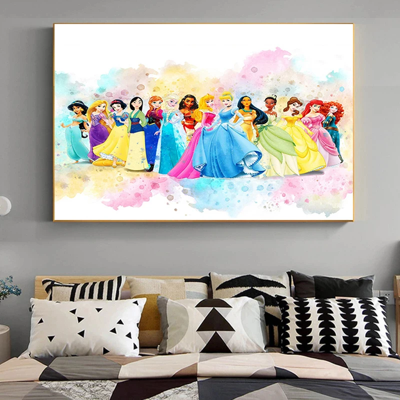 Disney Watercolor Princesses Art Disney Nursery Canvas Painting Poster and Prints Wall Art Picture for Kids Room Home Decor
Disney Watercolor Princesses Art Disney Nursery Canvas Painting Poster and Prints Wall Art Picture for Kids Room Home Decor