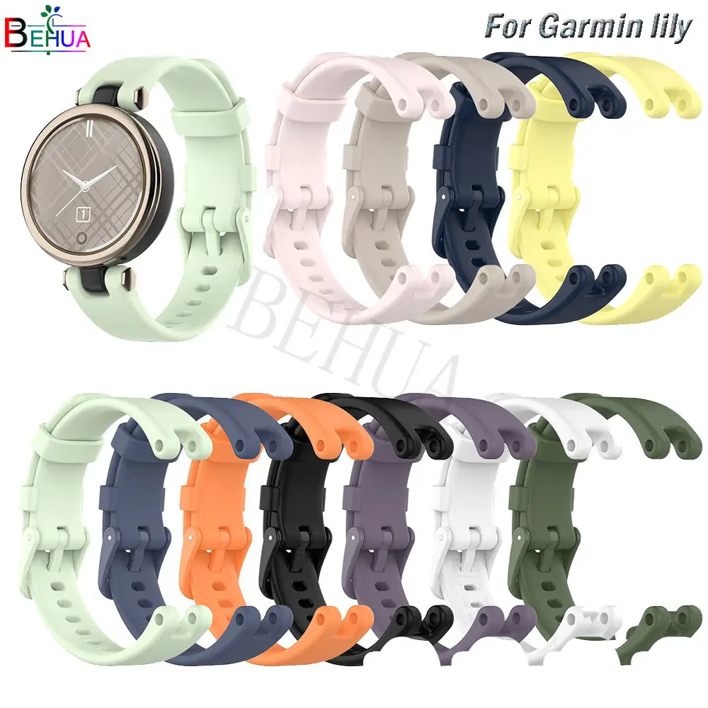 Силиконовый ремешок BEHUA для Garmin lily, оригинальный умный спортивный браслет для Garmin lily, ремешок для часов, сменный Браслет
Силиконовый ремешок BEHUA для Garmin lily, оригинальный умный спортивный браслет для Garmin lily, ремешок для часов, сменный Браслет