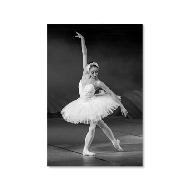 Black and White Ballerina Portrait Painting On Canvas Art Posters and Prints Scandinavian Style Wall Picture for Living Room
Black and White Ballerina Portrait Painting On Canvas Art Posters and Prints Scandinavian Style Wall Picture for Living Room