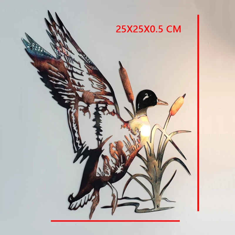 Solo Mallard Hunting & Trout Fishing Scene Metal Wall Art Animal Shape Wall Decal Vivid Decoration for Home Room Wall Decor LG66
Solo Mallard Hunting & Trout Fishing Scene Metal Wall Art Animal Shape Wall Decal Vivid Decoration for Home Room Wall Decor LG66