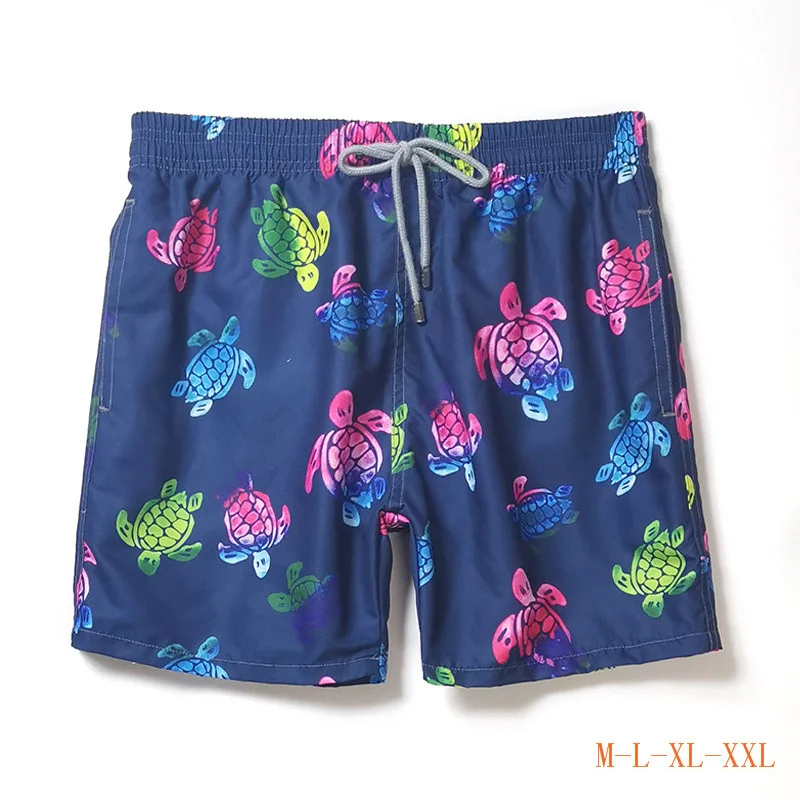Summer men's beach pants quick dry loose swimming Surfing Beach Shorts Blue turtle
Summer men's beach pants quick dry loose swimming Surfing Beach Shorts Blue turtle