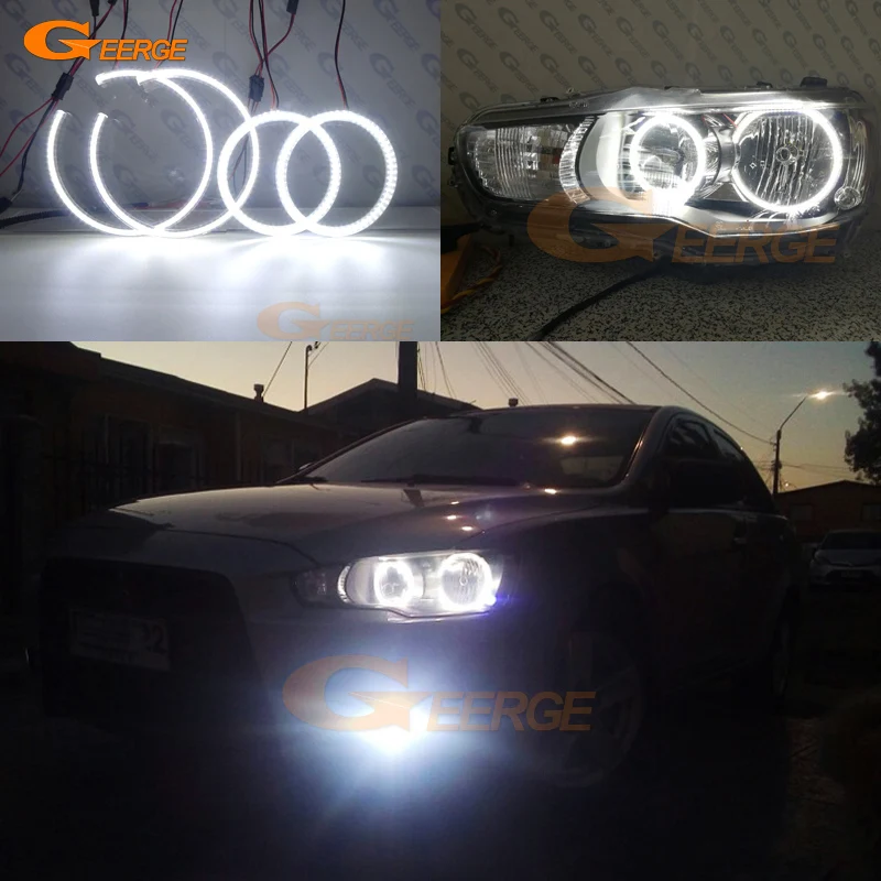 Для Mitsubishi Lancer X 10 2007 2016 галогенный головной светильник ультра яркий SMD LED