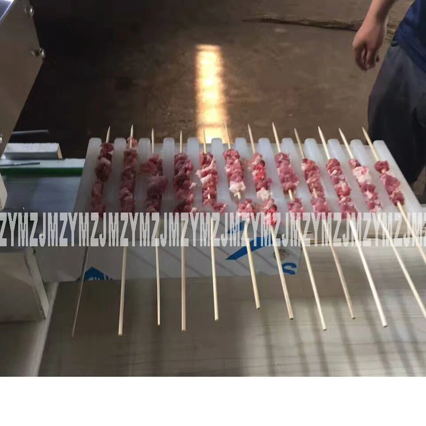 220V 15W Automatic Mutton Stringing Machine Kebab Skewer Machine Stainless Steel Squid Meat Bamboo Stick Stringing Machine
220V 15W Automatic Mutton Stringing Machine Kebab Skewer Machine Stainless Steel Squid Meat Bamboo Stick Stringing Machine