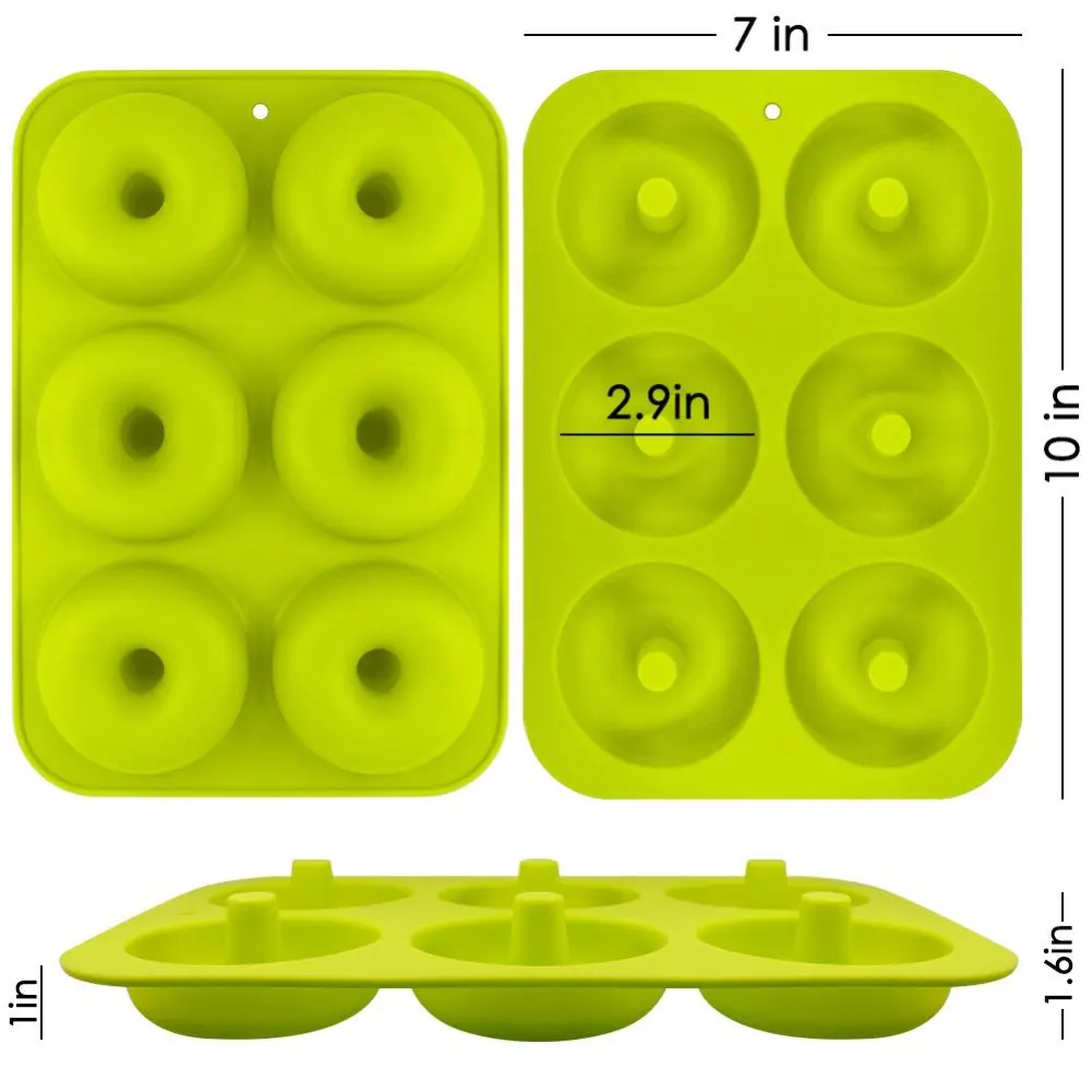 3PCS DIY Tool Square Silicone Doughnut Moulds Food Grade Plastic Non Stick Baking Of Biscuit Cake Tools Suitable For Cakes
3PCS DIY Tool Square Silicone Doughnut Moulds Food Grade Plastic Non Stick Baking Of Biscuit Cake Tools Suitable For Cakes