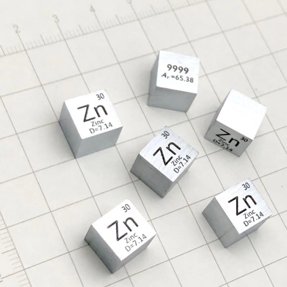 Free shipping 5pcs & 10pcs 99.99% purity Zn carved element periodic table 10mm cube with 7.2g Zinc ingot / pellet / block
Free shipping 5pcs & 10pcs 99.99% purity Zn carved element periodic table 10mm cube with 7.2g Zinc ingot / pellet / block