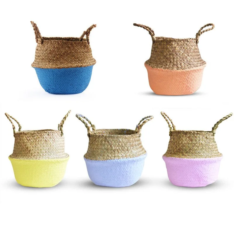 Handmade Rattan Storage Container Box Basket Flower Leaves Foldable Laundry Straw Patchwork Wicker Garden Pot Plante Basket,1PC
Handmade Rattan Storage Container Box Basket Flower Leaves Foldable Laundry Straw Patchwork Wicker Garden Pot Plante Basket,1PC