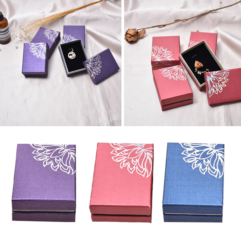 18pcs Cardboard Velvet Box Jewelry Storage Case Necklace Bracelets Earring
18pcs Cardboard Velvet Box Jewelry Storage Case Necklace Bracelets Earring